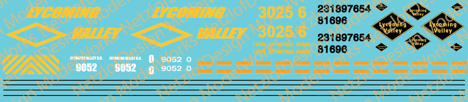 Lycoming Valley Decals