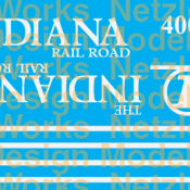 Indiana Railroad (INRD) #4005 Veterans Decal Set