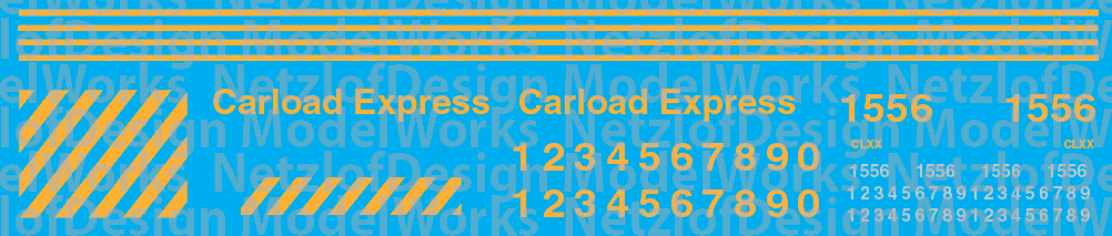 Carload Express (CLXX) Switcher Decal Set