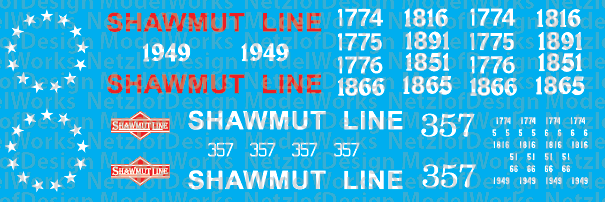 Pittsburg Shawmut Bicentennial Locomotives