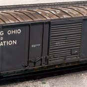 Akron, Canton and Youngstown 50′ Box Car Black/White Scheme Decals