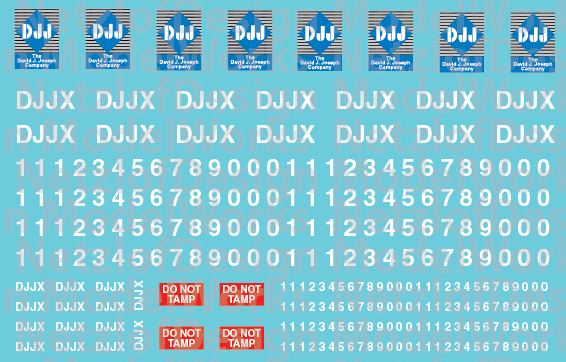 DJJX Patch Out Decals