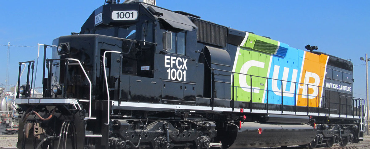 Small Logo EFCX 1001-1002 Locomotive Decal Set N Scale G3 Canada 