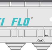 Conrail Flexi-Flo NYC Patch Out Covered Hopper Decal Set