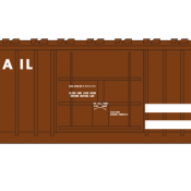 Conrail X58 Box Car Large Logo Decal Set