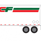 Semi-Trailer Consolidated Freight Lines Decals