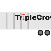Triple Crown Large Logo Semi-Trailer