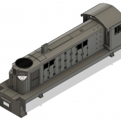 N Scale Alco T-6 Locomotive Shell