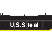 US Steel Evans Gondola Steel Logo Decals
