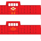 East Erie Commercial SL-85 Red Scheme Decals