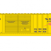 Cornplanter Railway Double Box Car Yellow Scheme Decals
