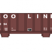 Soo Line Ballast Service Open Hopper Decals