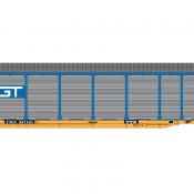 Grand Trunk Bi-Level Autorack TTGX Blue White Logo Decals