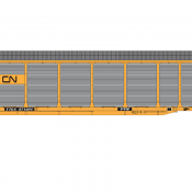 Canadian National Autorack Bi-Level TTGX Yellow Black Decals