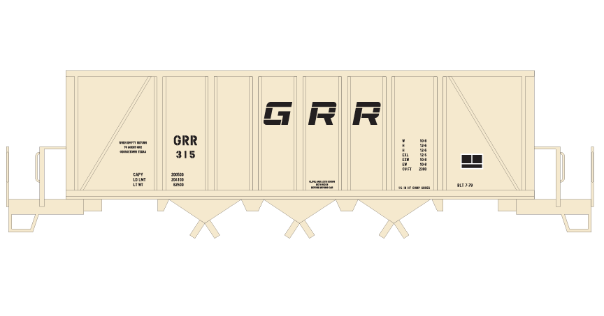 Details about   N Scale Penn Central H43D Open Hopper Small Logo Decal Set 