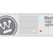 Westinghouse Box Car 50ft Gray Scheme v4 Decals