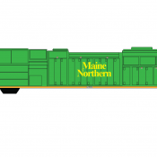 Maine Northern SD70M-2 Locomotive Decals