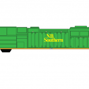 New Brunswick Southern SD70M-2 Locomotive Decals