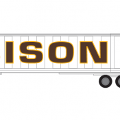 Semi Trailer Bison Transport Name Only Decals