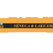 Seneca Lake Erie Locomotive SD40-2 Orange Black Stripe