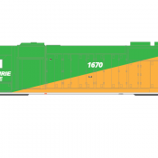 The Prairie Line Locomotive Decals