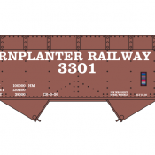 Cornplanter Railway 2 bay Offset Open Hopper Decals