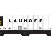 Lauhoff Grain Company 3 Bay Covered Hopper Decals
