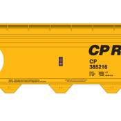 CP Rail 3 Bay Centerflow ACF Covered Hopper Decals