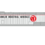 Franklin Industrial Minerals Locomotive Decals