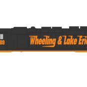 Wheeling & Lake Erie Operation Lifesaver 50th Anniversary Locomotive Decal