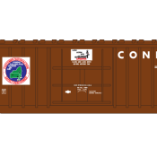 Conrail X58 Box Car Phili Division Safety Logo Decals