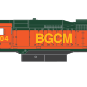 Bountiful Grain & Craig Mountain GP30 Locomotive Decals
