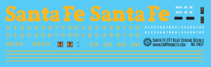 ND-2407_Santa_Fe_Locomotive_CF7_Blue_Scheme_Decal