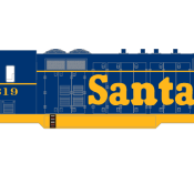 Santa Fe CF7 Blue Scheme Decals