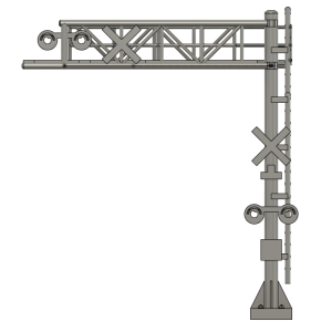 627-2012_N_Scale_Single_Mast_Cantilever_Crossing_Gate_2