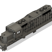 N Scale EMD GP9RN Phase 2 with DB Locomotive Shell