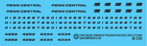 ND-2299_Penn_Central_Passenger_Car_Black_Logo_Lettering_Decal