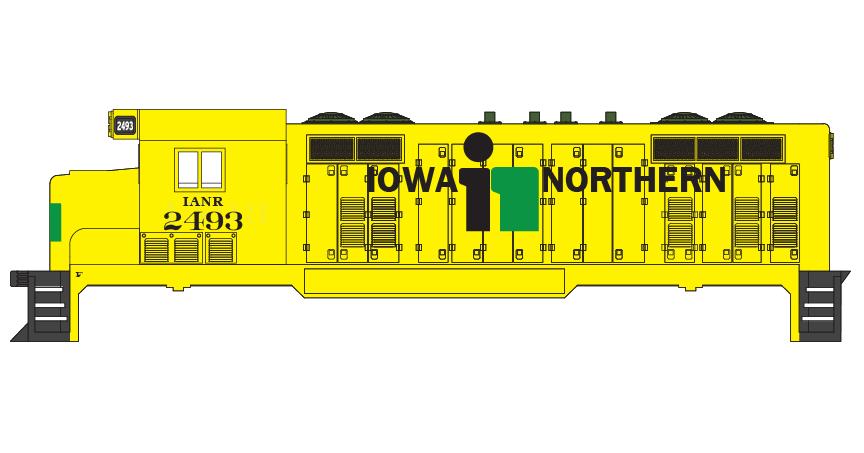 ND-2296_Iowa_Northern_Locomotive_CF7_Yellow_Scheme_Layout