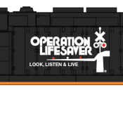 Wheeling & Lake Erie Operation Life Saver Locomotive Decals