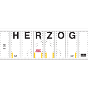Herzog Candy Cane Open Ballast Hopper Decals