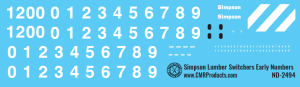 ND-2494_Simpson_Lumber_Switcher_Early_Numbers_Decal